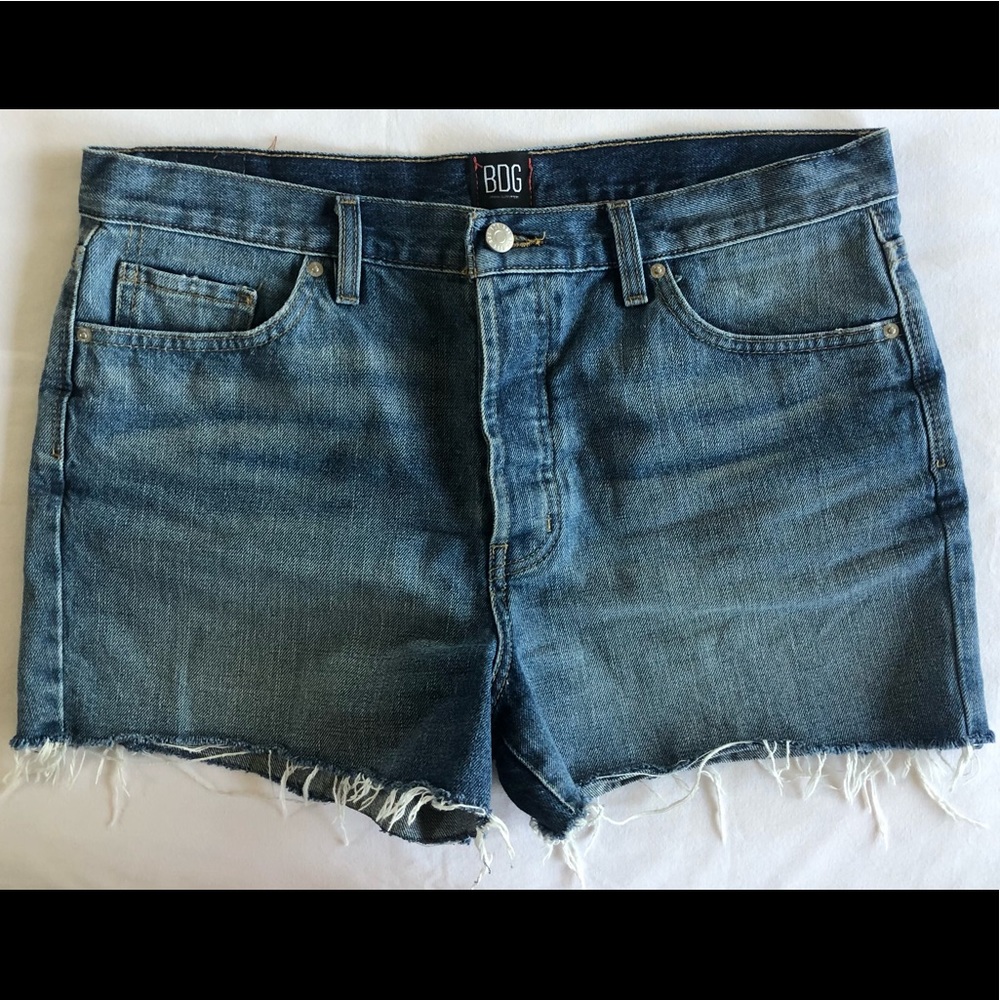 Urban Outfitters BDG Cut Off Denim Boyfriend Shorts